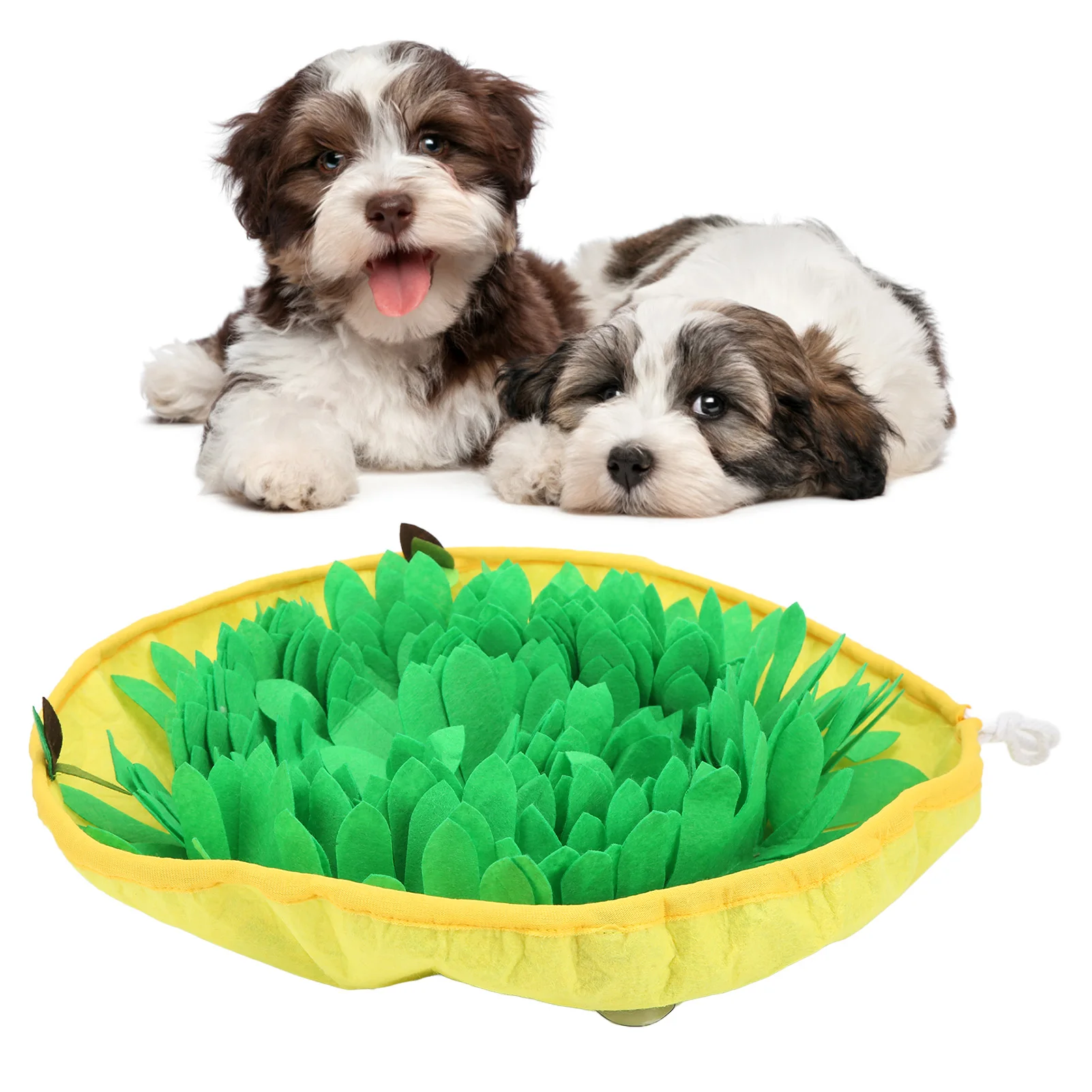 

Dog Snuffle Mat Nose Smell Training Sniffing Pad Pet Dog Puzzle Toy Slow Feeding Bowl Food Dispenser Carpet Washable Dog Toys