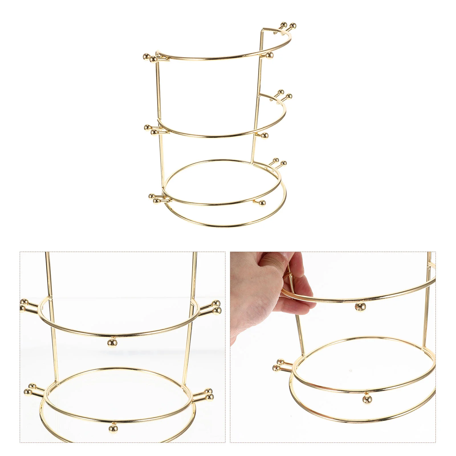 Tiara Crown Display Stand 3-Tier Headband Display Stand Hair Accessories Organizer
Tiara Crown Display Stand 3-Tier Headband Display Stand Hair Accessories Organizer