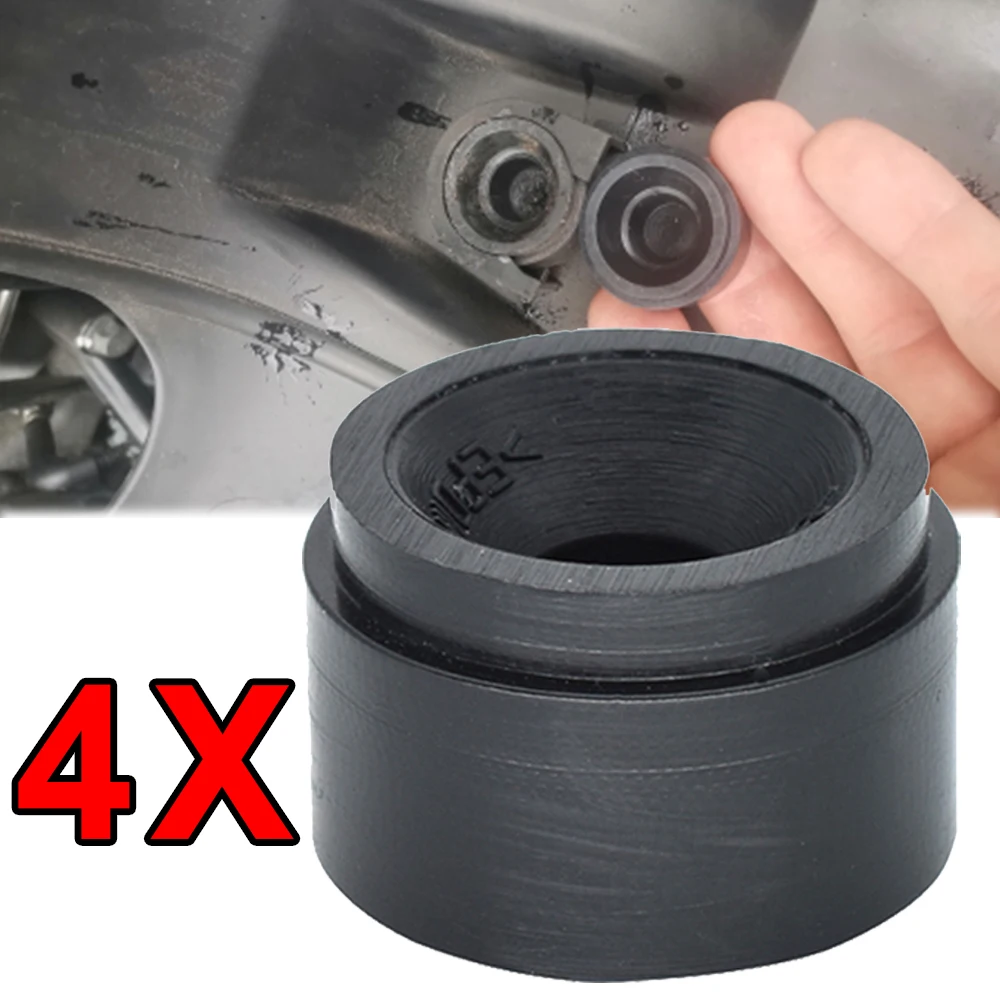 

4X Engine Rubber Mounting Bush For Volvo S60 V70 S80 Protective Under Guard Plate Clip Grommet Support Bungs Black Car Parts