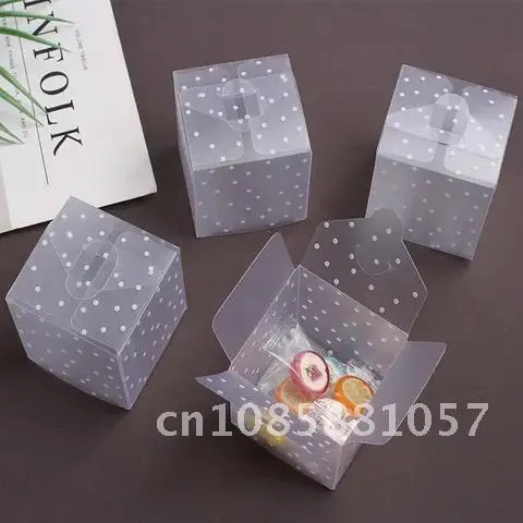 Square PVC Transparent Plastic Dot Dragee Candy Gift Box Deco Mariage Wedding Party Gift Bags Cake Chocolate Wrapping 10pcs
Square PVC Transparent Plastic Dot Dragee Candy Gift Box Deco Mariage Wedding Party Gift Bags Cake Chocolate Wrapping 10pcs