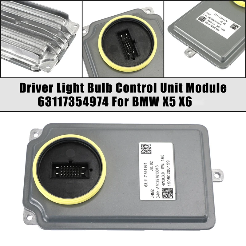 1 PCS 63117354974 7354974 Car Full LED Main Light Control Headlight Module Replacement Parts For BMW X5 X6 F15 F16
1 PCS 63117354974 7354974 Car Full LED Main Light Control Headlight Module Replacement Parts For BMW X5 X6 F15 F16