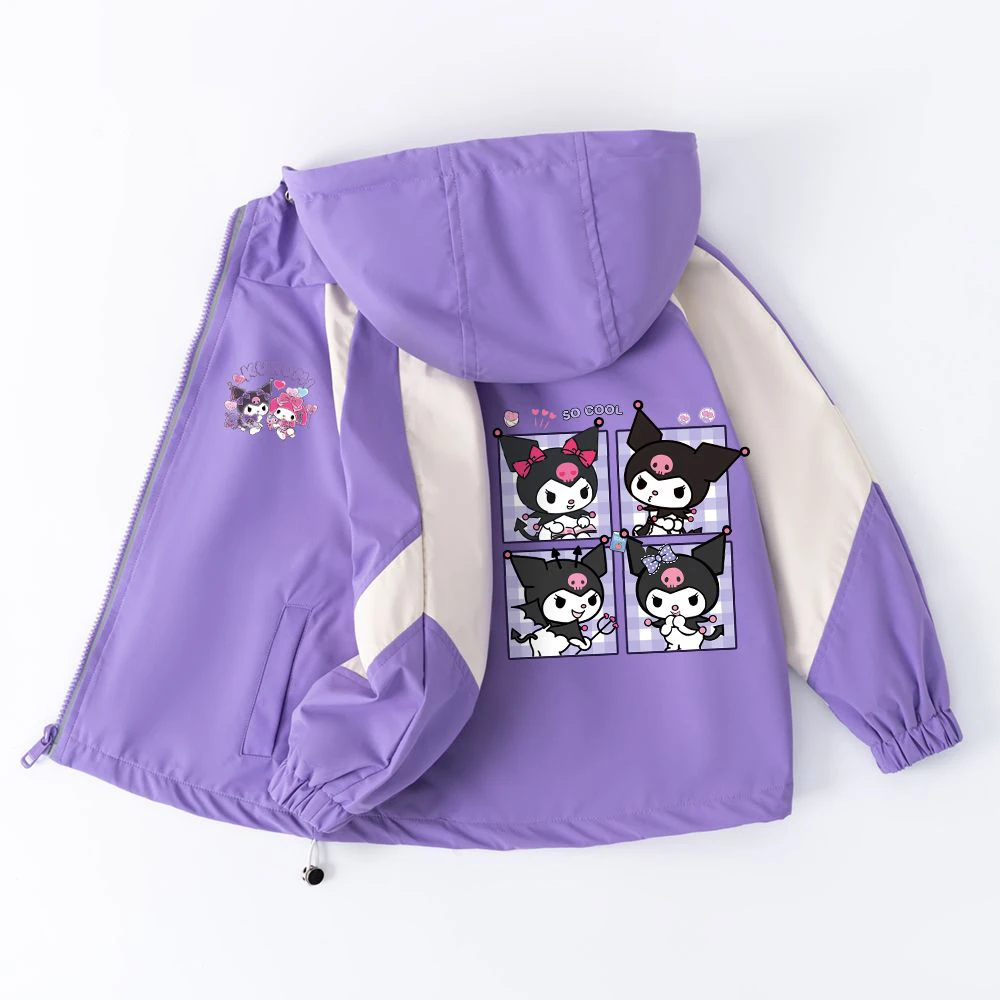 Осеннее пальто для девочек с аниме Sanrio Kuromi, новинка 2023, модная Детская осенняя куртка с капюшоном, топ, весеннее и осеннее заряжаемое пальто, подарок
Осеннее пальто для девочек с аниме Sanrio Kuromi, новинка 2023, модная Детская осенняя куртка с капюшоном, топ, весеннее и осеннее заряжаемое пальто, подарок