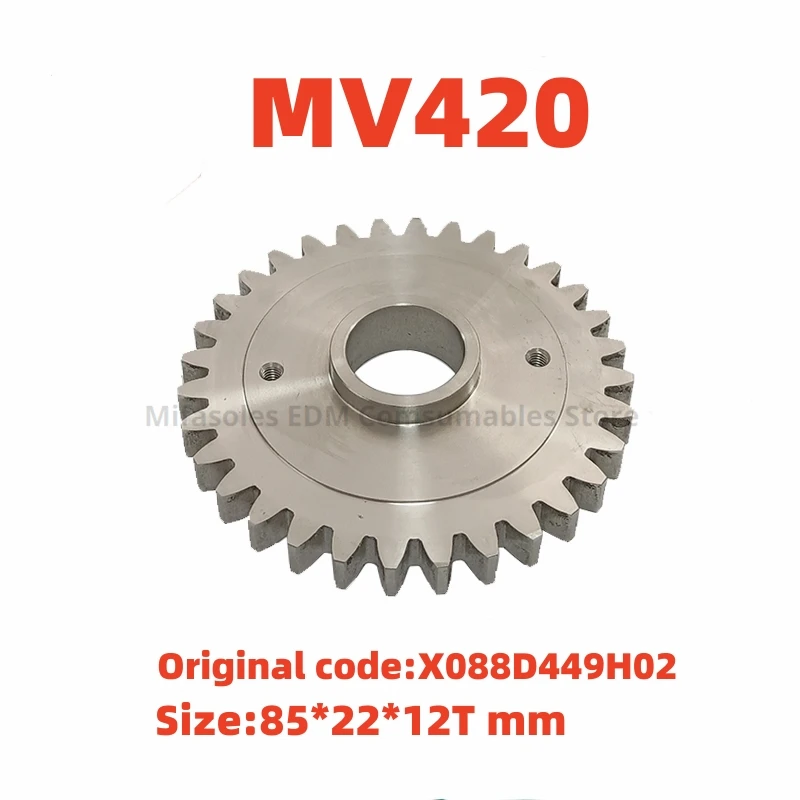 

EDM Parts MV420 Gear Plate X088D449H02 Feed section 85*22*12T mm for Mitsubishi EDM Wire Cut Machine DWC-FA-S,BA,MV