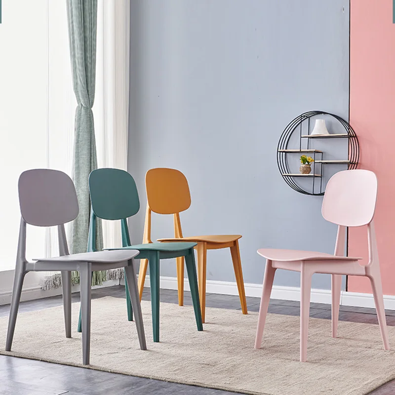 Plastic Chair Dining Chairs for Kitchen Furniture Thickened Stool Backrest Home Nordic Modern Minimalist Restaurant Dining Chair
Plastic Chair Dining Chairs for Kitchen Furniture Thickened Stool Backrest Home Nordic Modern Minimalist Restaurant Dining Chair