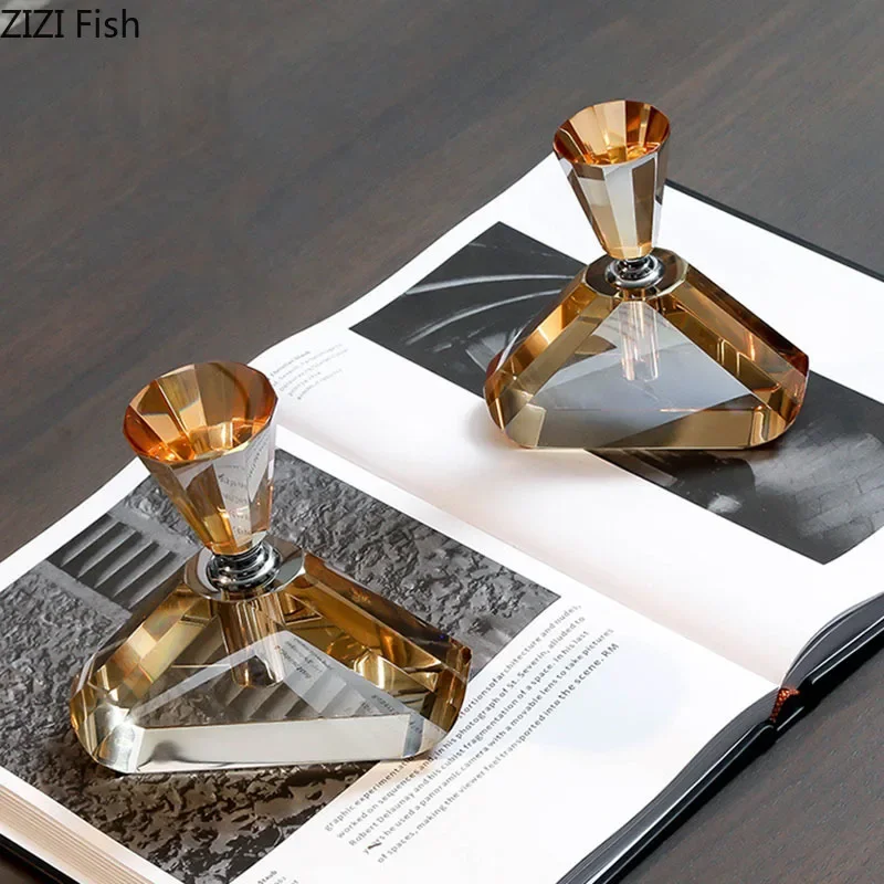 Transparent Amber Crystal Perfume Bottle Aromatherapy Essential Oil Containers Creative Crystal Scent Bottle Liquid Container
Transparent Amber Crystal Perfume Bottle Aromatherapy Essential Oil Containers Creative Crystal Scent Bottle Liquid Container