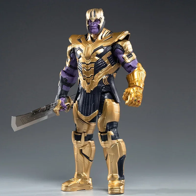 

Marvel Character 14-inch Thanos Hand Action Avengers 4 Simple Joint Action Figure 1:5 Genuine Licensed Color Box Packaging Decor