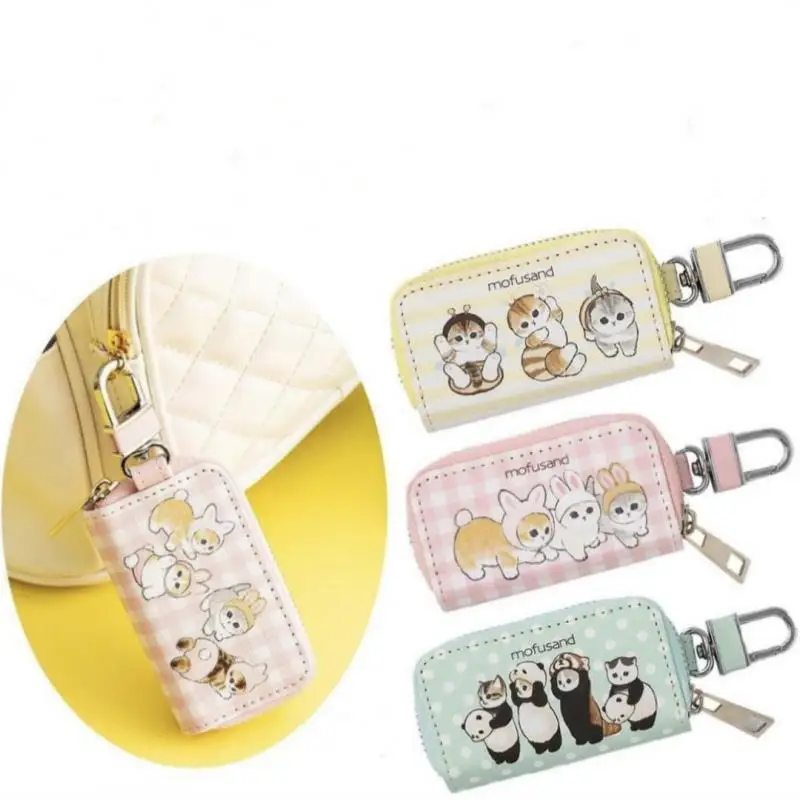 Kawaii Cute Mofusand Key Bag Cartoon Printing Ladies Multifunctional Waist Hanging Keychain Storage Bag School Bag Pendant Gift 
Kawaii Cute Mofusand Key Bag Cartoon Printing Ladies Multifunctional Waist Hanging Keychain Storage Bag School Bag Pendant Gift