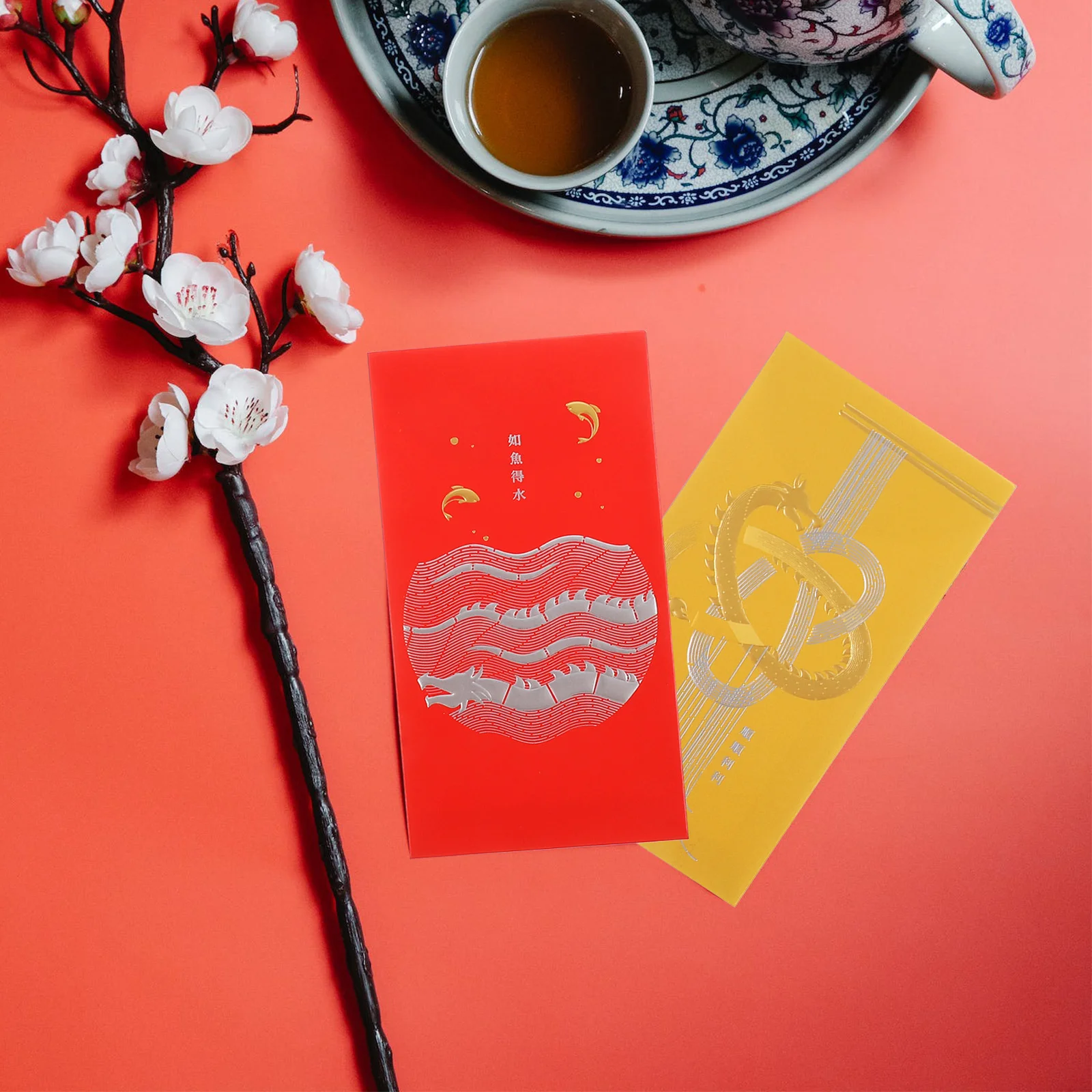 

Chinese Dragon Year Red Envelopes New Year Gift Red Pocket Envelope Spring Festival Lucky Money Pocket Money Bags