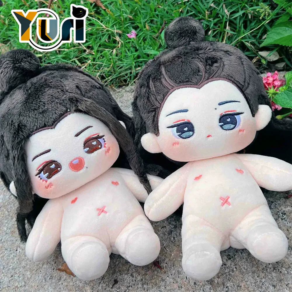 

Yuri Mo Dao Zu Shi Wei Wuxian Wangji Wang Yibo Xiao Zhan 20cm Plush Doll Toys Body Cute Cosplay MDZS C GG