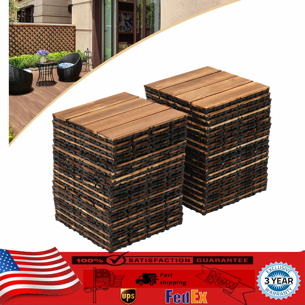 36 Pack Hardwood Interlocking Patio Deck Tiles Wood Interlocking Flooring Outdoor Interlocking Waterproof
36 Pack Hardwood Interlocking Patio Deck Tiles Wood Interlocking Flooring Outdoor Interlocking Waterproof
