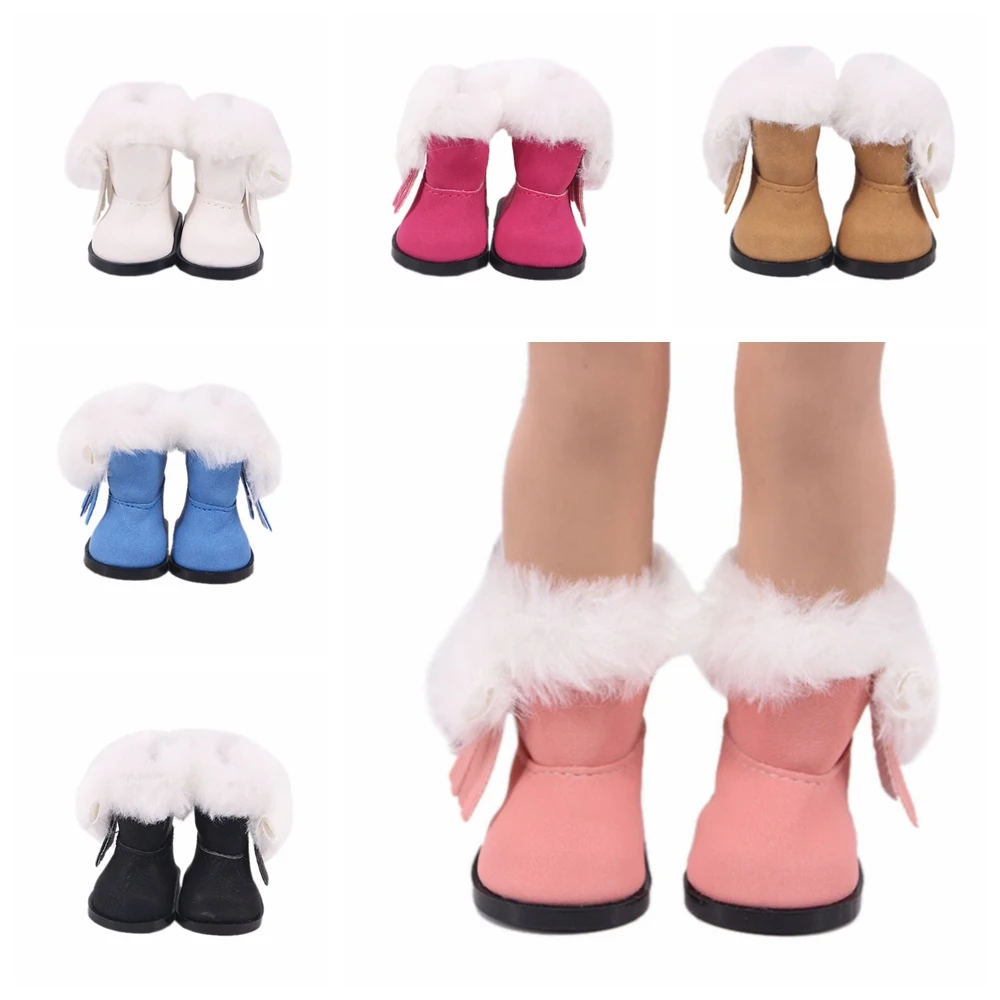 6 Colors 5cm Snow Boots Doll Shoes For 14.5 Inch Wellie Wisher & 1/6 BJD Dolls Shoes As for Exo Paola Reina Doll Accessories
6 Colors 5cm Snow Boots Doll Shoes For 14.5 Inch Wellie Wisher & 1/6 BJD Dolls Shoes As for Exo Paola Reina Doll Accessories