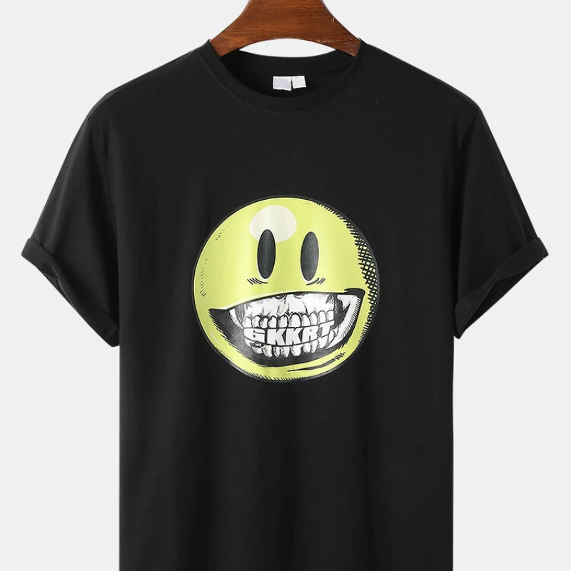 Big Smile Face T Shirt Women Summer Modal Tshirt Letter Printed Graphic Tee Shirt 
Big Smile Face T Shirt Women Summer Modal Tshirt Letter Printed Graphic Tee Shirt