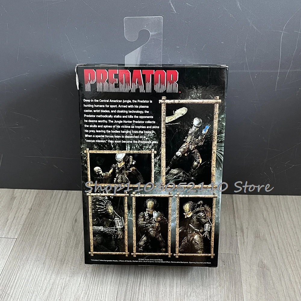 NECA Alien Jungle Hunter Predator figura de acción Aliens vs Predator modelo muñeca estatua conjunta película móvil juguetes regalos NECA Alien Jungle Hunter Predator figura de acción Aliens vs Predator modelo muñeca estatua conjunta película móvil juguetes regalos