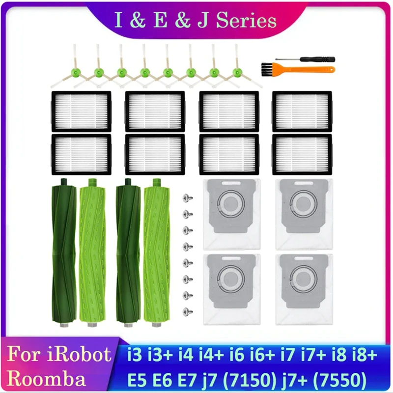 

For Irobot Roomba I3 I4+ I6 I6+ I7 I7+ I8 I8+E5 E6 E7 J7 (7150) J7+ (7550) I,E,J Series Vacuum Cleaner Replacement Accessories