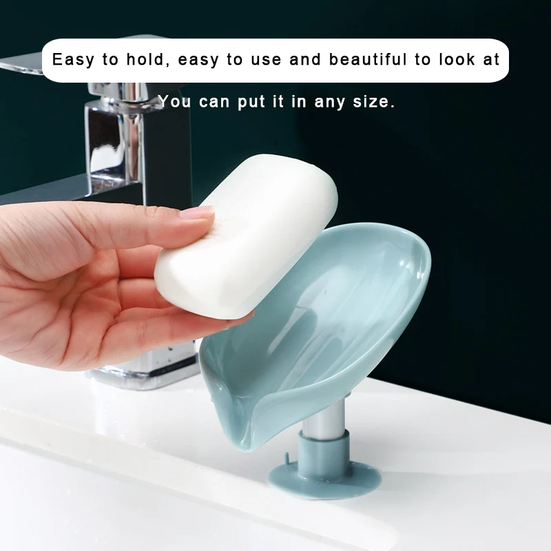 2pcs Drain Soap Holder Leaf Shape Soap Box Suction Cup Tray Drying Rack for Shower Sponge Container Kitchen Bathroom Accessories
2pcs Drain Soap Holder Leaf Shape Soap Box Suction Cup Tray Drying Rack for Shower Sponge Container Kitchen Bathroom Accessories