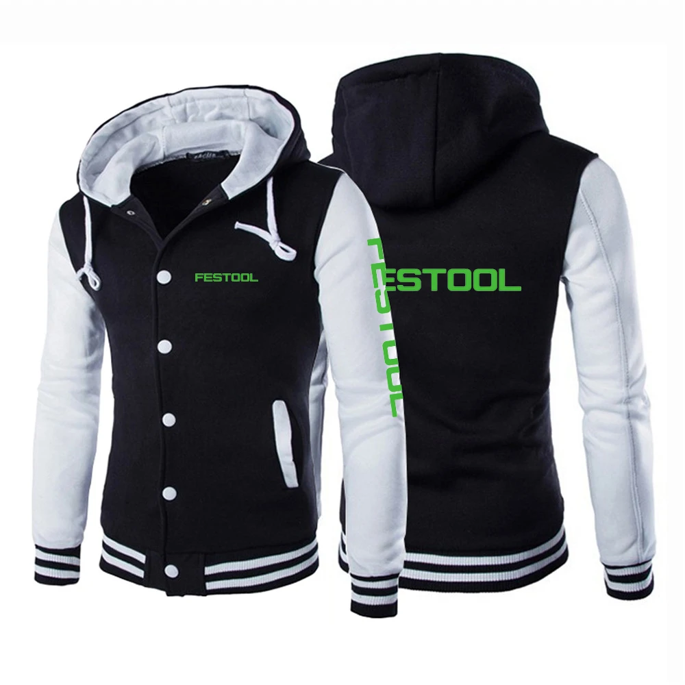 2023 Festool Tools Men's New Baseball Uniform Hoodie Jacket Long Sleeves Sweatshirts Slim Fit Casual Man Sportwear Coat Pockets
2023 Festool Tools Men's New Baseball Uniform Hoodie Jacket Long Sleeves Sweatshirts Slim Fit Casual Man Sportwear Coat Pockets