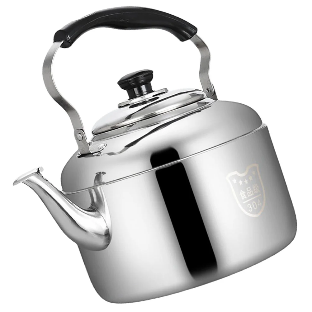 304 Stainless Steel Kettle Camp Kettles for Boiling Water Household Teakettle Induction
304 Stainless Steel Kettle Camp Kettles for Boiling Water Household Teakettle Induction