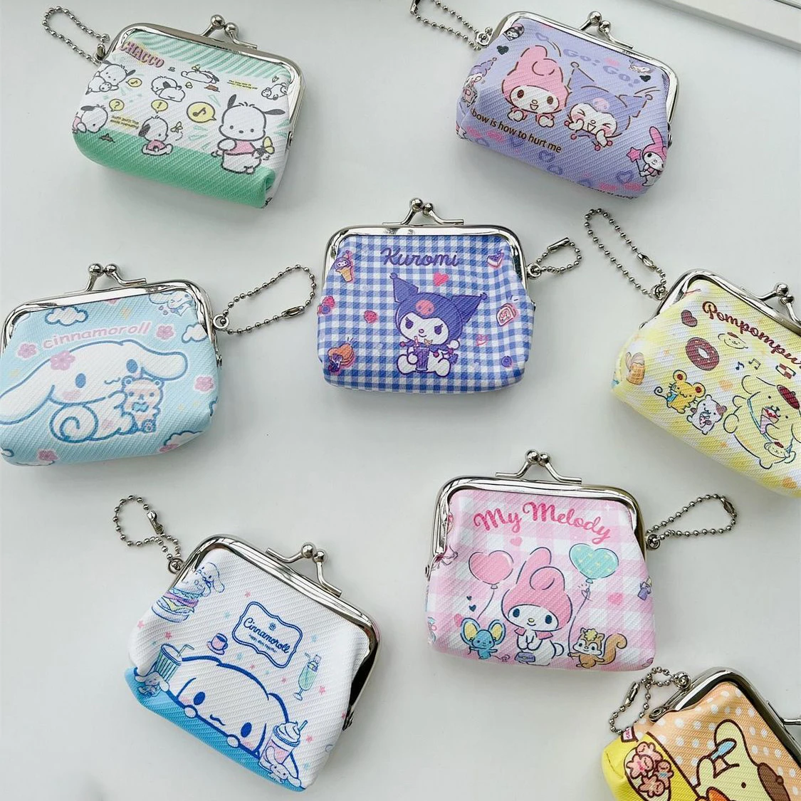 Мультяшная Милая мелодия Kuromi Cinnamoroll женская маленькая мини-кошелек для монет для AirPods Pro подарок для девушек
Мультяшная Милая мелодия Kuromi Cinnamoroll женская маленькая мини-кошелек для монет для AirPods Pro подарок для девушек