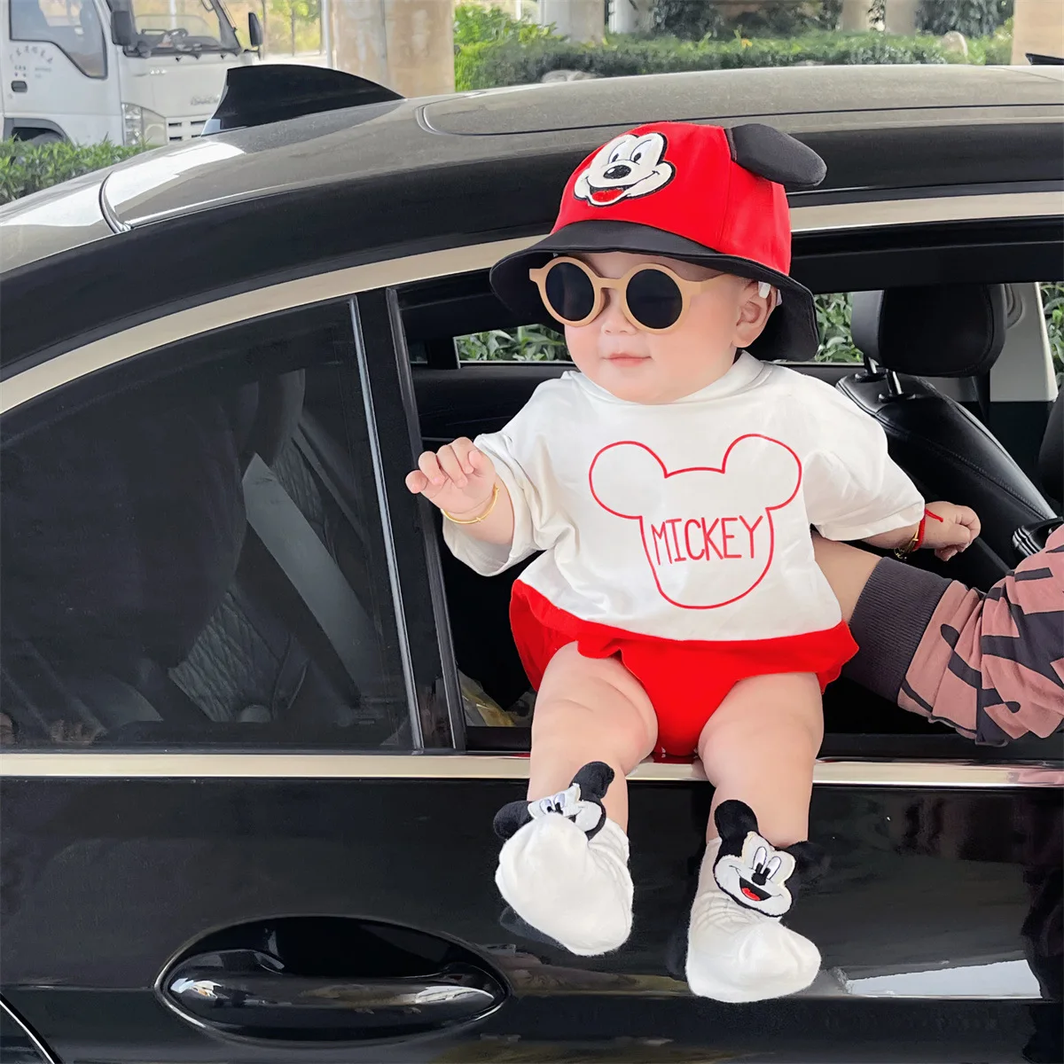 Disney Cartoon Mickey Pattern Trendy Baby Clothes 0-2 Years Old Cartoon Unisex Style Korean Version Loose Bag Fart Climbing Suit
Disney Cartoon Mickey Pattern Trendy Baby Clothes 0-2 Years Old Cartoon Unisex Style Korean Version Loose Bag Fart Climbing Suit