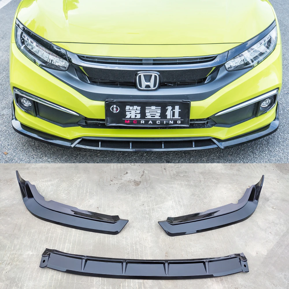 For Honda CIVIC 2019-2020 Years Car Front Bumper Chin Bodykit Lip on bumper Spoiler Matte Black Bright Black
For Honda CIVIC 2019-2020 Years Car Front Bumper Chin Bodykit Lip on bumper Spoiler Matte Black Bright Black