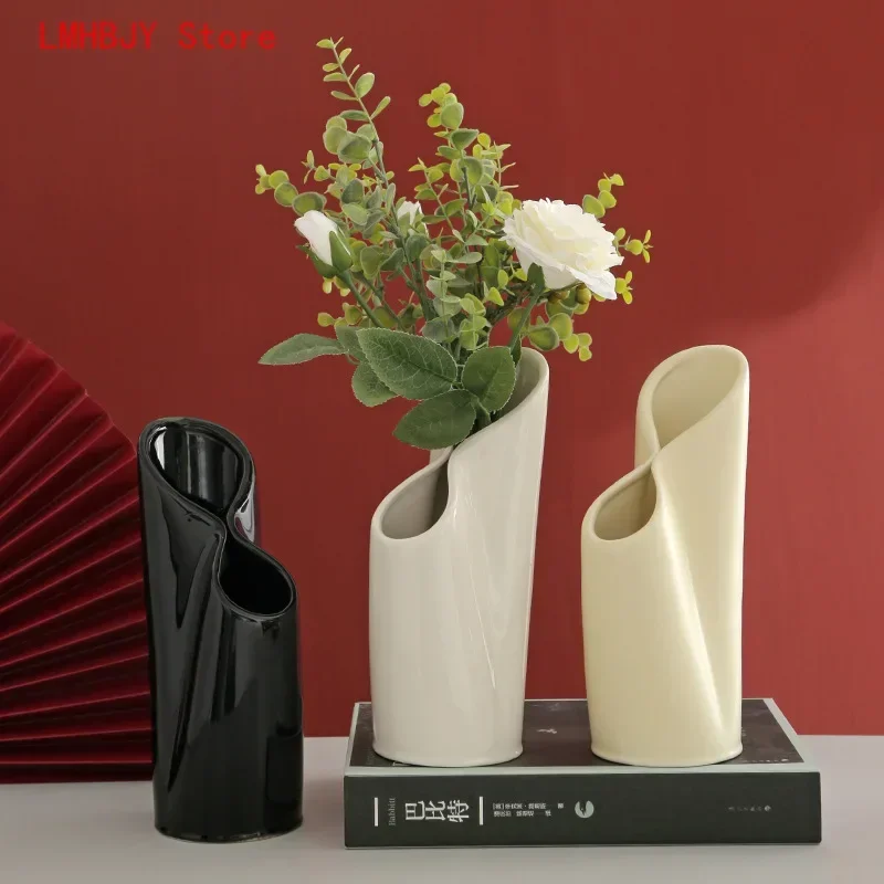 LMHBJY Nordic Light Luxury Ceramic Vase Decoration Modern and Simple Living Room Dry Flower Arrangement Home Creative Decoration
LMHBJY Nordic Light Luxury Ceramic Vase Decoration Modern and Simple Living Room Dry Flower Arrangement Home Creative Decoration