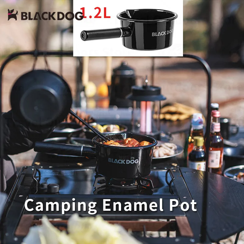 Naturehike BLACKDOG 1.2L Camping Enamel Pot 520g Ultralight Portable Pot Fast Heat Conduction Outdoor Picnic Hot Pot Cookware
Naturehike BLACKDOG 1.2L Camping Enamel Pot 520g Ultralight Portable Pot Fast Heat Conduction Outdoor Picnic Hot Pot Cookware