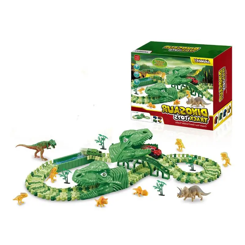 Dinosaur Track Car Assembly Toy Electric Car Racing Car Track Dinosaur Figurine Car Track Toy Electric Race Cars Playset Track
Dinosaur Track Car Assembly Toy Electric Car Racing Car Track Dinosaur Figurine Car Track Toy Electric Race Cars Playset Track