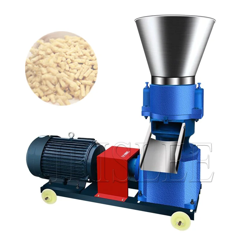 

100kg/h-200kg/h Pellet Machine Pelletizer Animal Feed Food Pellet Making Machine Farming Burning particles Granulator