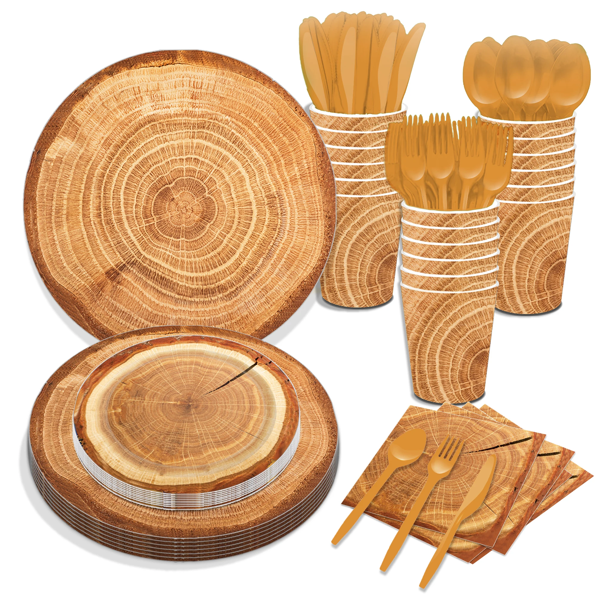 Cartoon Jungle Wood Grain Birthday Party Paper Disposable Tableware Sets Plates Napkins Cups Baby Shower Party Decorations
Cartoon Jungle Wood Grain Birthday Party Paper Disposable Tableware Sets Plates Napkins Cups Baby Shower Party Decorations