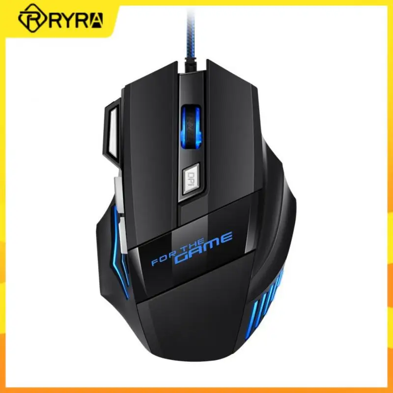 RYRA 2400DPI Wired Gaming Mouse 7 Button Electric Competition Mouse LED Optical USB Wired Computer Mice For PC Laptop
RYRA 2400DPI Wired Gaming Mouse 7 Button Electric Competition Mouse LED Optical USB Wired Computer Mice For PC Laptop