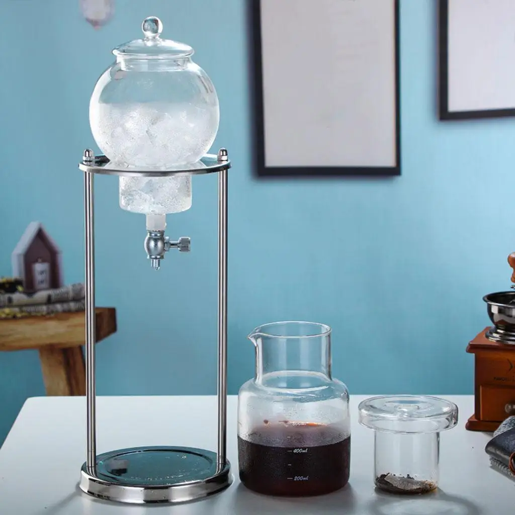 600ml Pour Over Cold Drip Coffee Pot Coffee Brewer Home Kitchen Accessory
600ml Pour Over Cold Drip Coffee Pot Coffee Brewer Home Kitchen Accessory