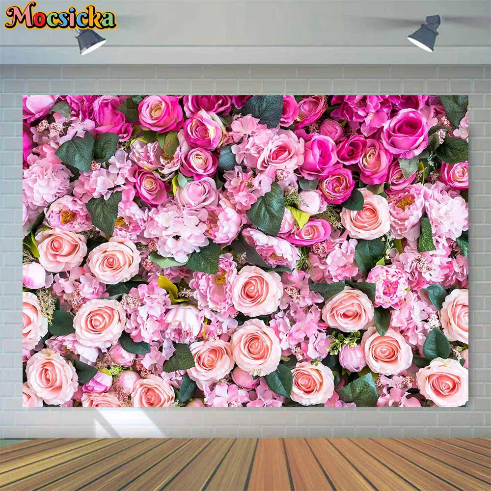Mocsicka Deep Pink Rose Flowers Wall Backdrop Photography Wedding Party Women Portrait Photo Background Studio Photo Shoot Props
Mocsicka Deep Pink Rose Flowers Wall Backdrop Photography Wedding Party Women Portrait Photo Background Studio Photo Shoot Props