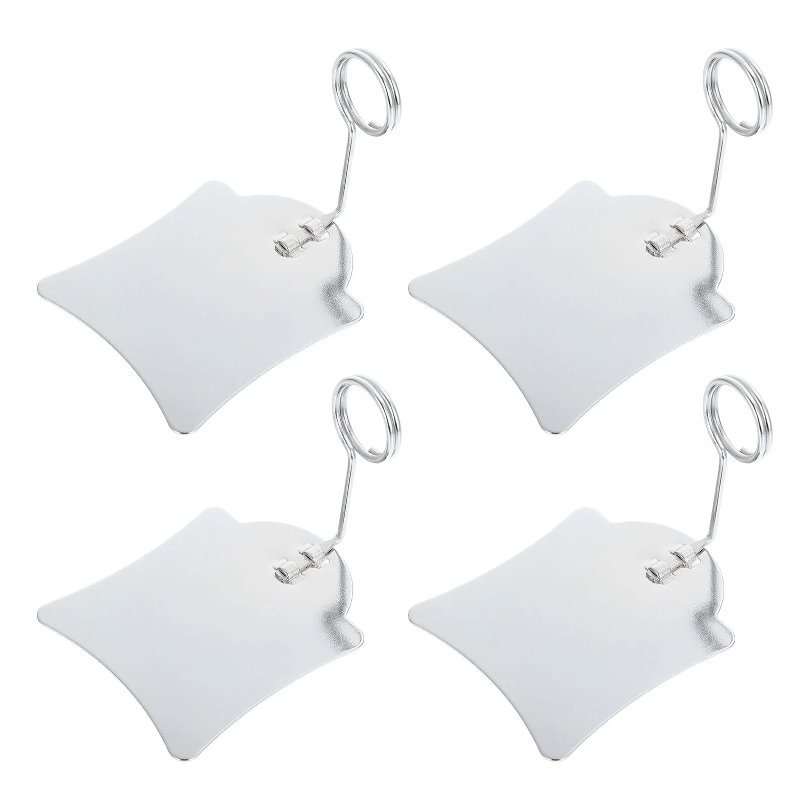 4 Pcs Price Tag Clip Metal Label Rack Advertising Display Clamp Cards Holder Sign Supermarket
4 Pcs Price Tag Clip Metal Label Rack Advertising Display Clamp Cards Holder Sign Supermarket