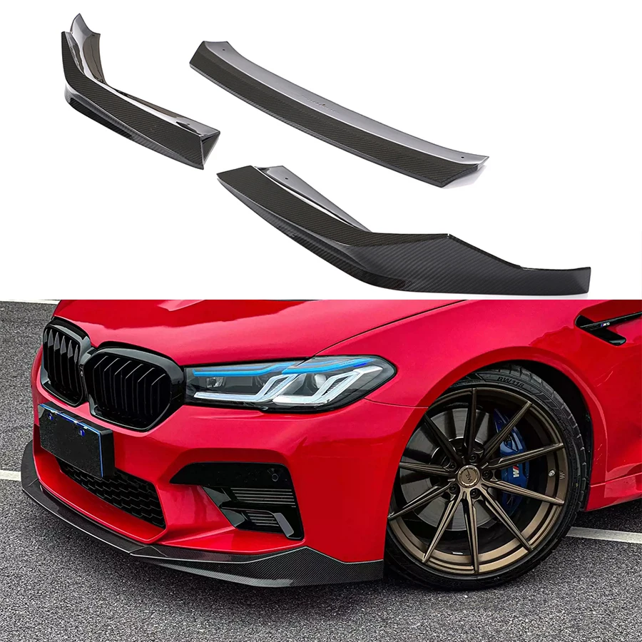 For BMW M5 F90 MP Style 2021+ Carbon Fiber Car Front Bumper Diverter Spoiler Diffuser Front lip chin Upgrade body kit
For BMW M5 F90 MP Style 2021+ Carbon Fiber Car Front Bumper Diverter Spoiler Diffuser Front lip chin Upgrade body kit
