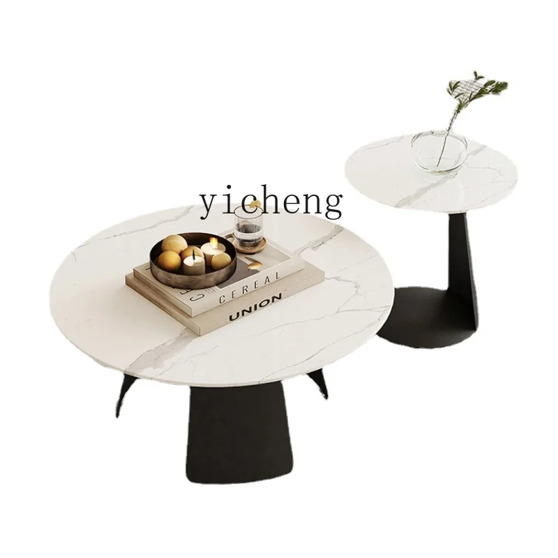 Tqh Light Luxury Coffee Table Simple Rock Plate Coffee Table Living Room Home Cream Style Coffee Table round Minimalist
Tqh Light Luxury Coffee Table Simple Rock Plate Coffee Table Living Room Home Cream Style Coffee Table round Minimalist