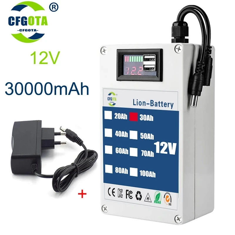 The latest DC 12V 30Ah lithium-ion AC rechargeable battery is a large capacity and multi-purpose rechargeable battery
The latest DC 12V 30Ah lithium-ion AC rechargeable battery is a large capacity and multi-purpose rechargeable battery