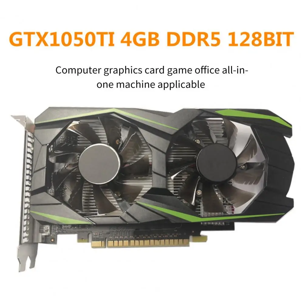 

Reliable Gaming Graphics Card 4GB Heat Dissipation High Frequency Discrete Video Card Metal Graphics Card for Office