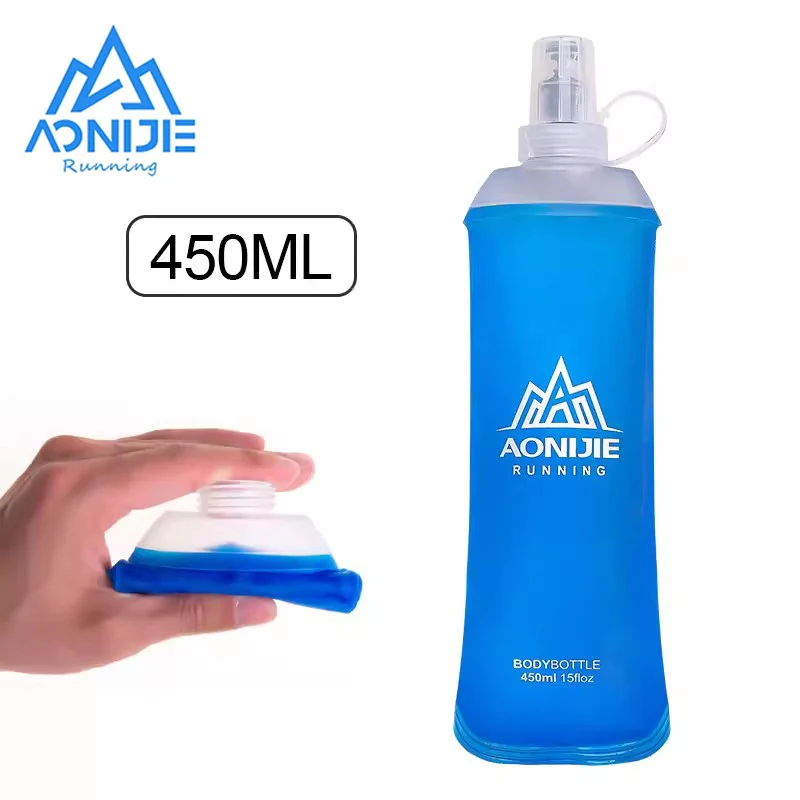AONIJIE 450ml Water Bottle Soft Flask Folding Collapsible Sports Cycling Running Water Bottles Waist Bag Hiking Camping Supplies
AONIJIE 450ml Water Bottle Soft Flask Folding Collapsible Sports Cycling Running Water Bottles Waist Bag Hiking Camping Supplies