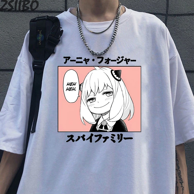 Women's Fashion Funny Anya Forger Print T Shirt Summer Unisex Loose Casual Plus Size Graphic Tee Tops Anime Shirt
Women's Fashion Funny Anya Forger Print T Shirt Summer Unisex Loose Casual Plus Size Graphic Tee Tops Anime Shirt