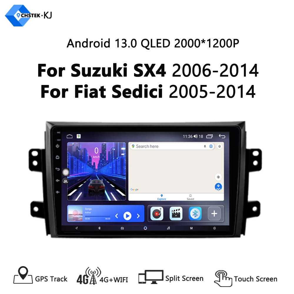 2 Din Android 12 Car Radio For Suzuki SX4 2006 - 2014 For Fiat Sedici 189 2005 - 2014 Navigation Multimedia Carplay Video Player
2 Din Android 12 Car Radio For Suzuki SX4 2006 - 2014 For Fiat Sedici 189 2005 - 2014 Navigation Multimedia Carplay Video Player