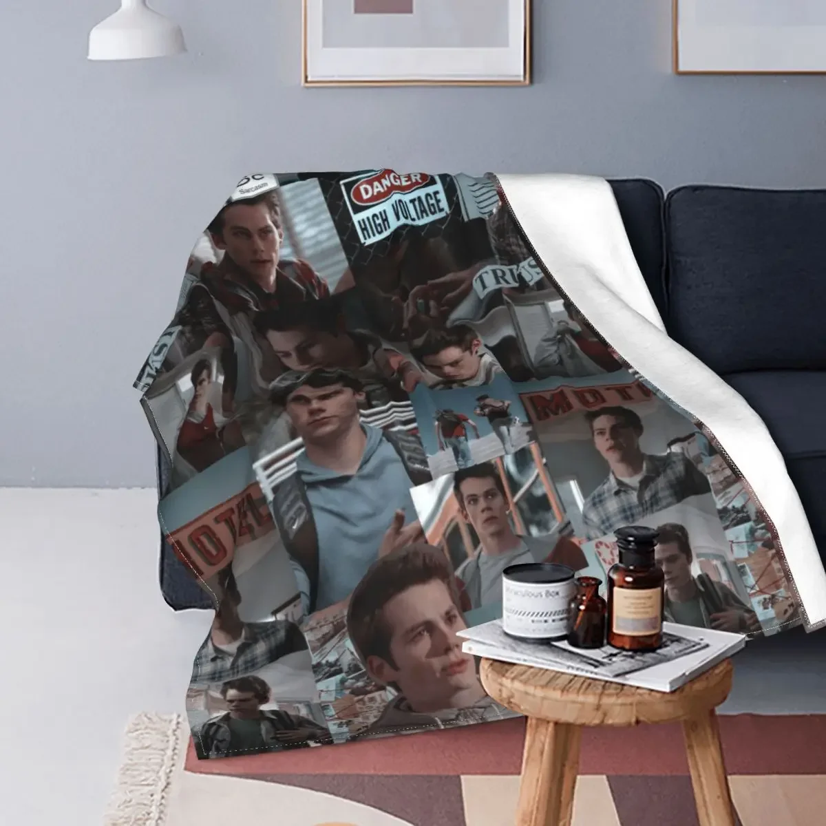 

Dylan O'Brien Knitted Blankets Actor Flannel Throw Blanket Bed Sofa Personalised Soft Warm Bedspreads