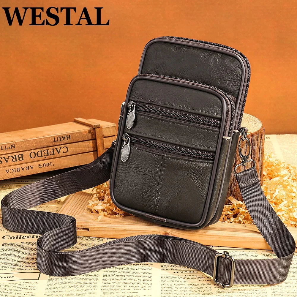 Genuine Leather Waist Bag Shoulder Male Fanny Pack Phone Small Crossbody Messenger Bag Vintage Business Belt Pouch Pocket
Genuine Leather Waist Bag Shoulder Male Fanny Pack Phone Small Crossbody Messenger Bag Vintage Business Belt Pouch Pocket