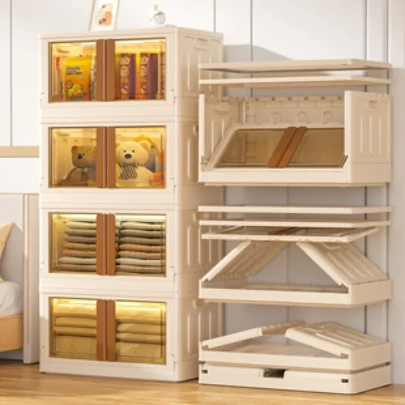Large Capacity Folding Storage Box, Home Clothing Book Storage Box, Four Sides Open Wardrobe Organizer, Transparent Plastic Box
Large Capacity Folding Storage Box, Home Clothing Book Storage Box, Four Sides Open Wardrobe Organizer, Transparent Plastic Box