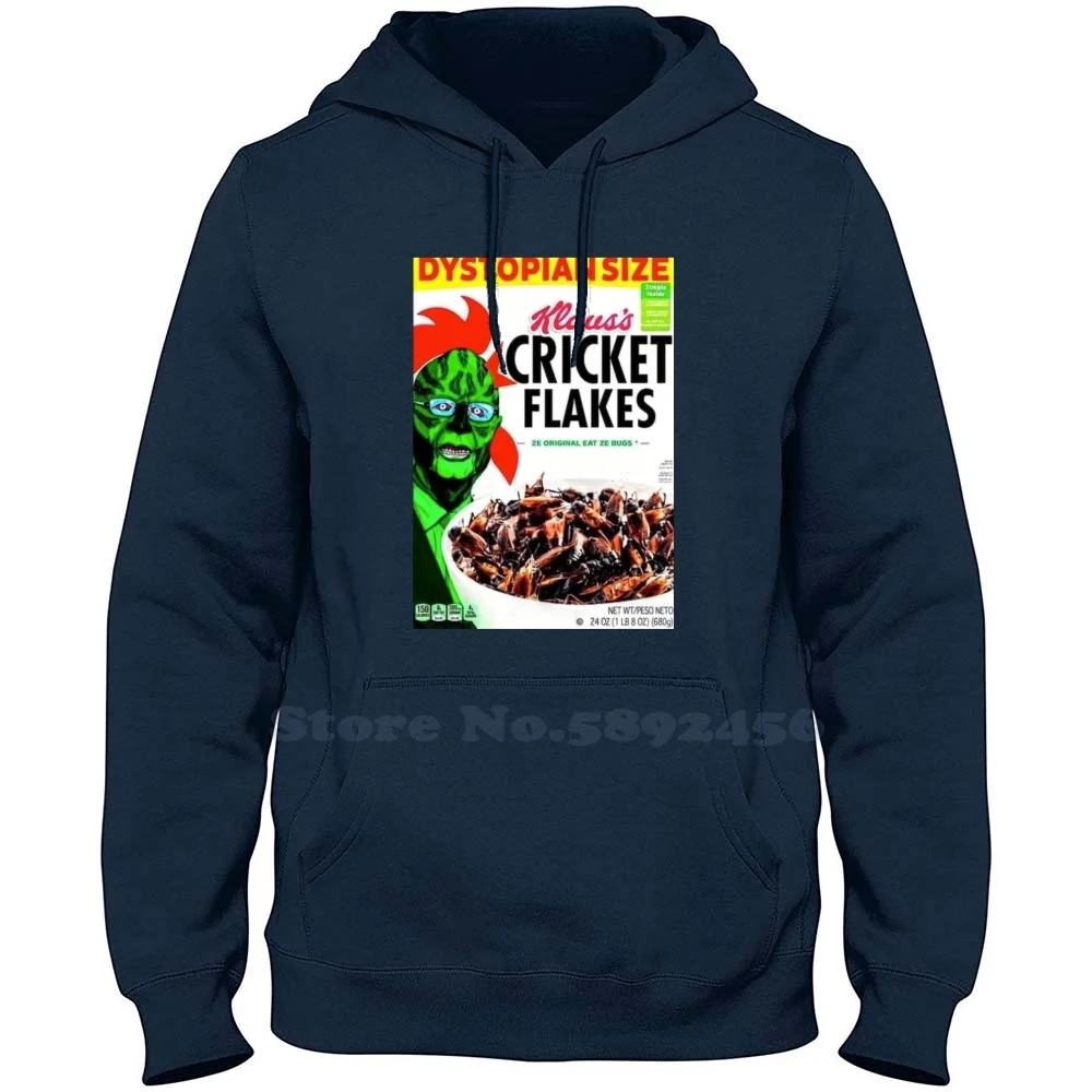 Klaus's Cricket Flakes Eat Ze Bugs High-Quality 100% Cotton Hoodie Casual Sweatshirt
Klaus's Cricket Flakes Eat Ze Bugs High-Quality 100% Cotton Hoodie Casual Sweatshirt