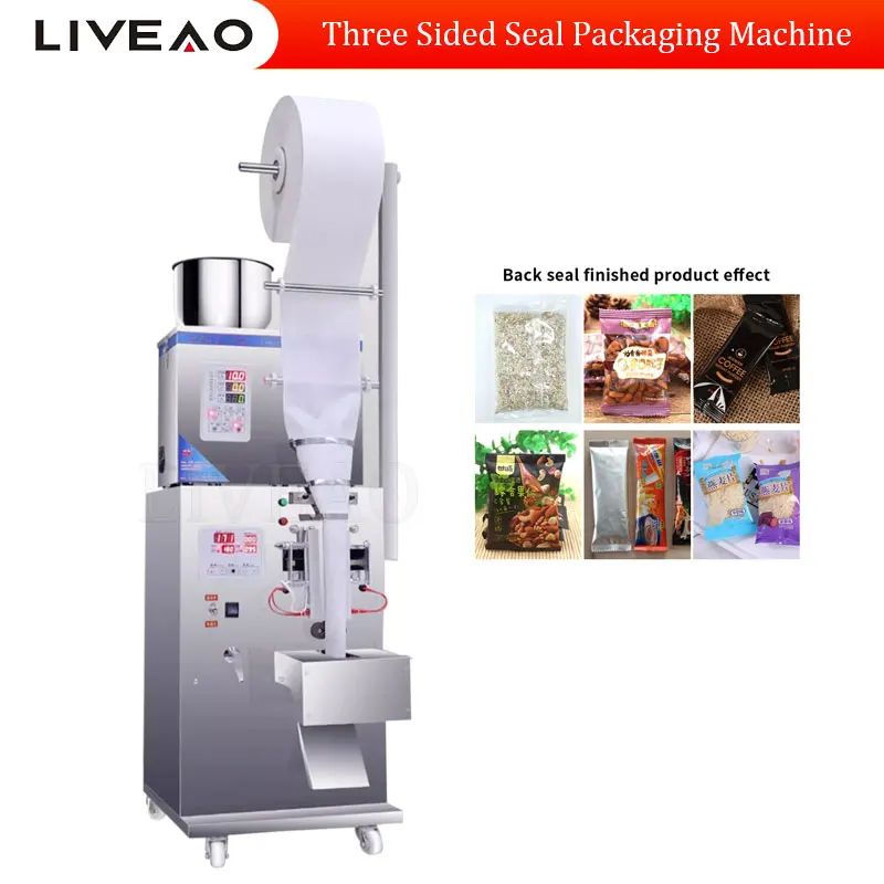 

Small Automatic Powder Weighing Filling And Sealing Packing Sealer Machine For Sugar Candy Spices Masala Tea In Pouch Bag Price