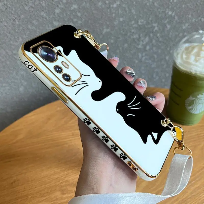 Black And White Cat Lanyard Plating Phone Case For Xiaomi Mi 13 12S Ultra 13 Pro 11T Ultra 12 12T 11 Lite 10 10T 9 Pro Cover
Black And White Cat Lanyard Plating Phone Case For Xiaomi Mi 13 12S Ultra 13 Pro 11T Ultra 12 12T 11 Lite 10 10T 9 Pro Cover