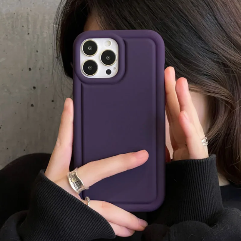 INS Fashion Shockproof Silicone Soft Case For iPhone 15 14 13 12 11 Pro Max XR XS X 8 7 PIus SE2022 Solid Color Matte Tide Cover
INS Fashion Shockproof Silicone Soft Case For iPhone 15 14 13 12 11 Pro Max XR XS X 8 7 PIus SE2022 Solid Color Matte Tide Cover