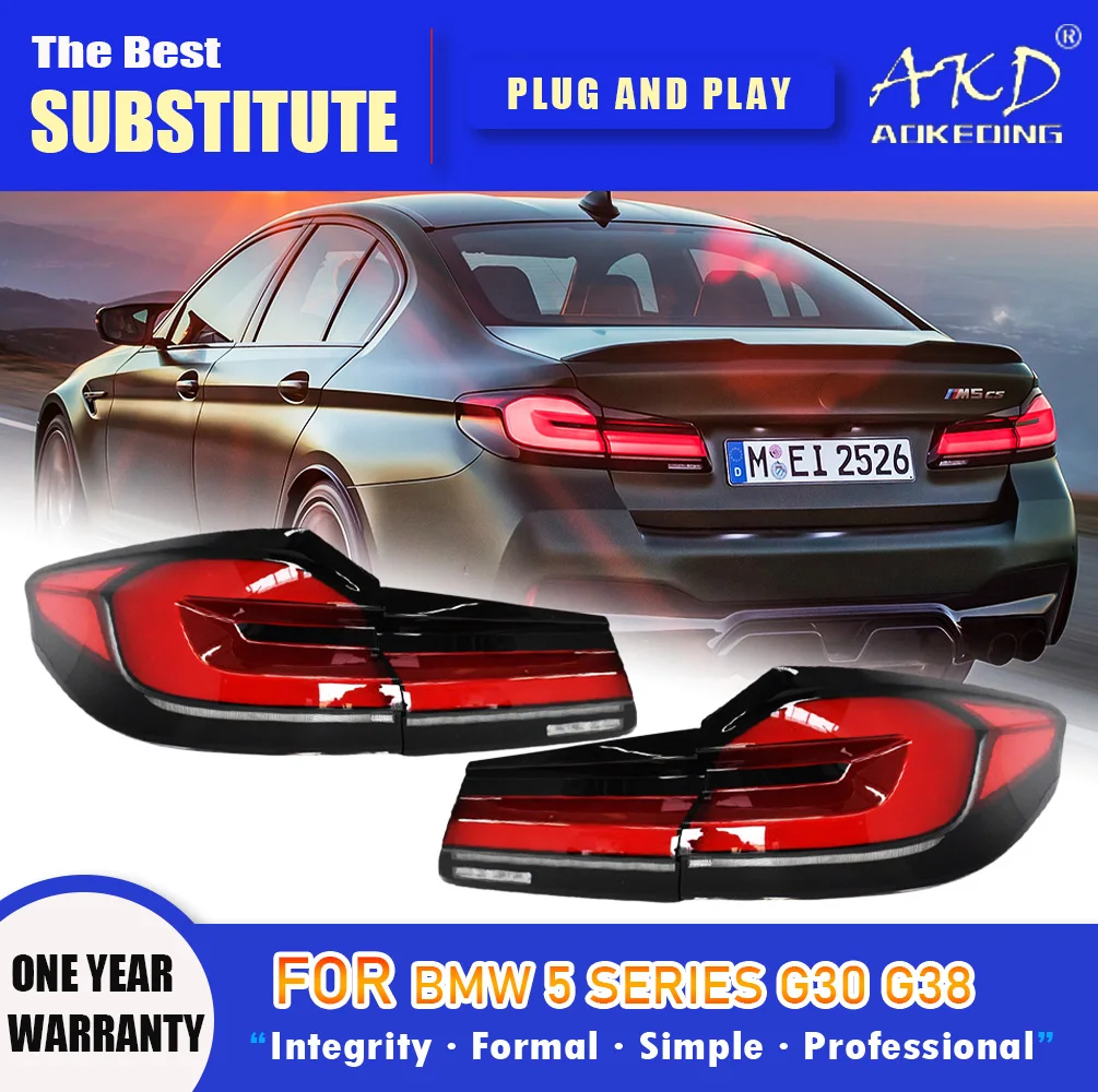AKD Tail Lamp for BMW G38 G30 LED Tail Light 2018-2020 M5 525i 530i 5 Series Rear Fog Brake Turn Signal Automotive Accessories
AKD Tail Lamp for BMW G38 G30 LED Tail Light 2018-2020 M5 525i 530i 5 Series Rear Fog Brake Turn Signal Automotive Accessories