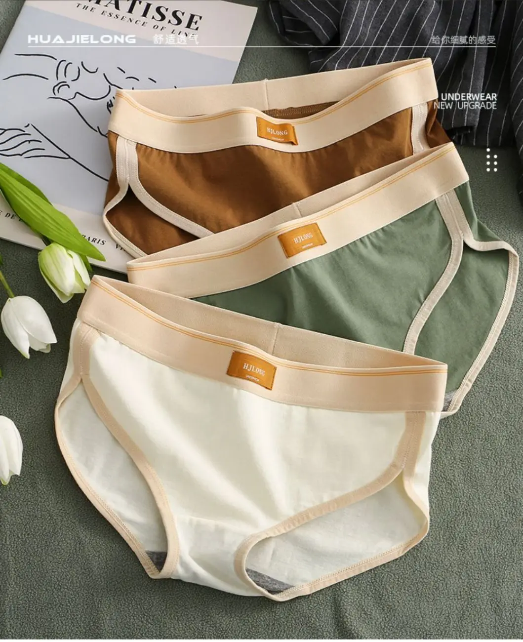 New Solid Color Women'S Underwear Slim Fit Women'S Triangle Pants Cotton Simple Trendy Women'S Large Triangle Sexy Panties
New Solid Color Women'S Underwear Slim Fit Women'S Triangle Pants Cotton Simple Trendy Women'S Large Triangle Sexy Panties