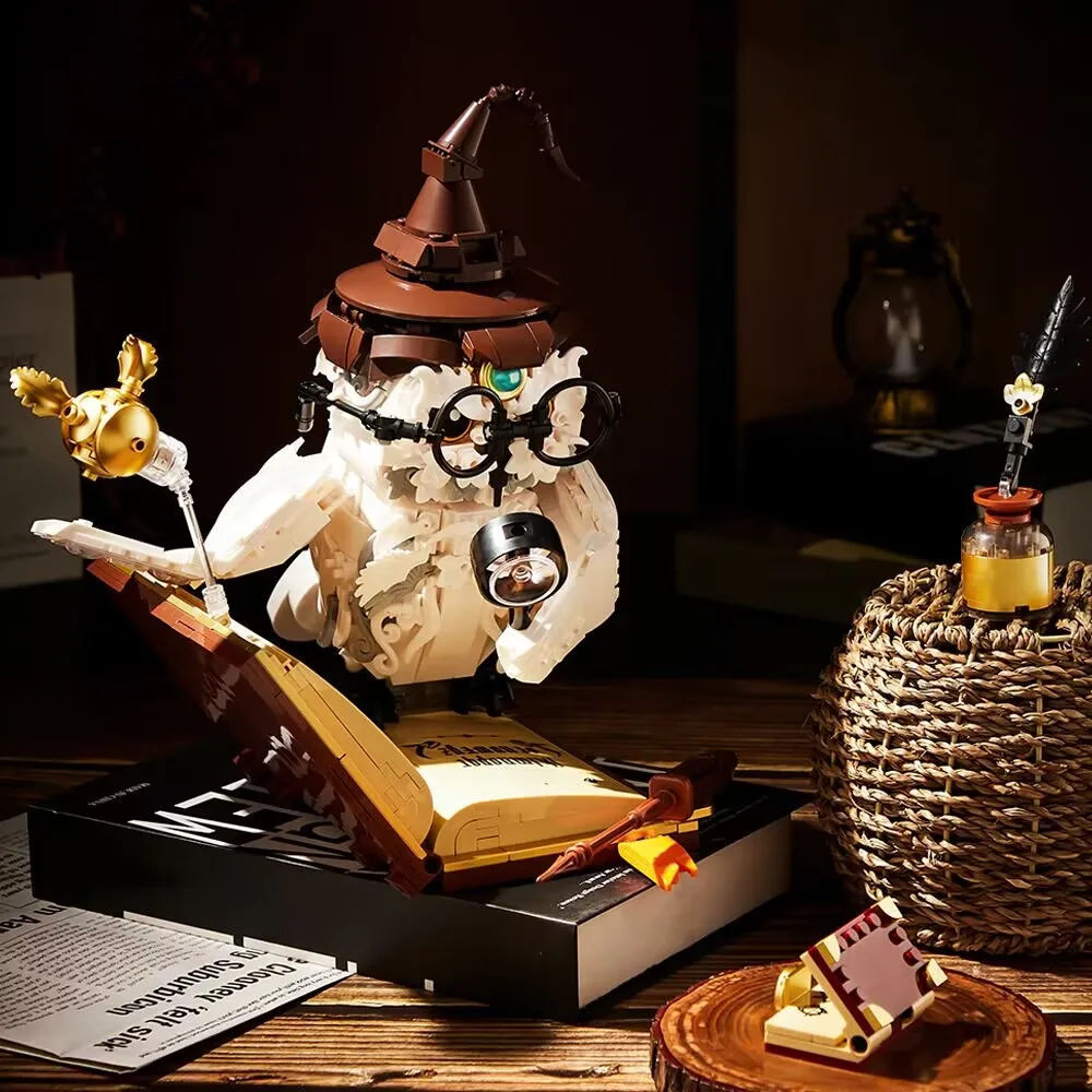 creative expert Ideas Owl series moc Building Block bricks Magical World model toy harry kids gifts Christmas 1162pcs creative expert Ideas Owl series moc Building Block bricks Magical World model toy harry kids gifts Christmas 1162pcs